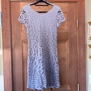 INC International Concepts crochet gray dress size 12